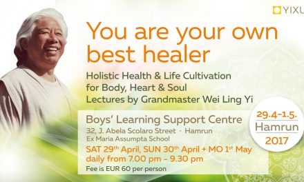 You are your own best healer, Lectures by Grand Master Wei Ling Yi