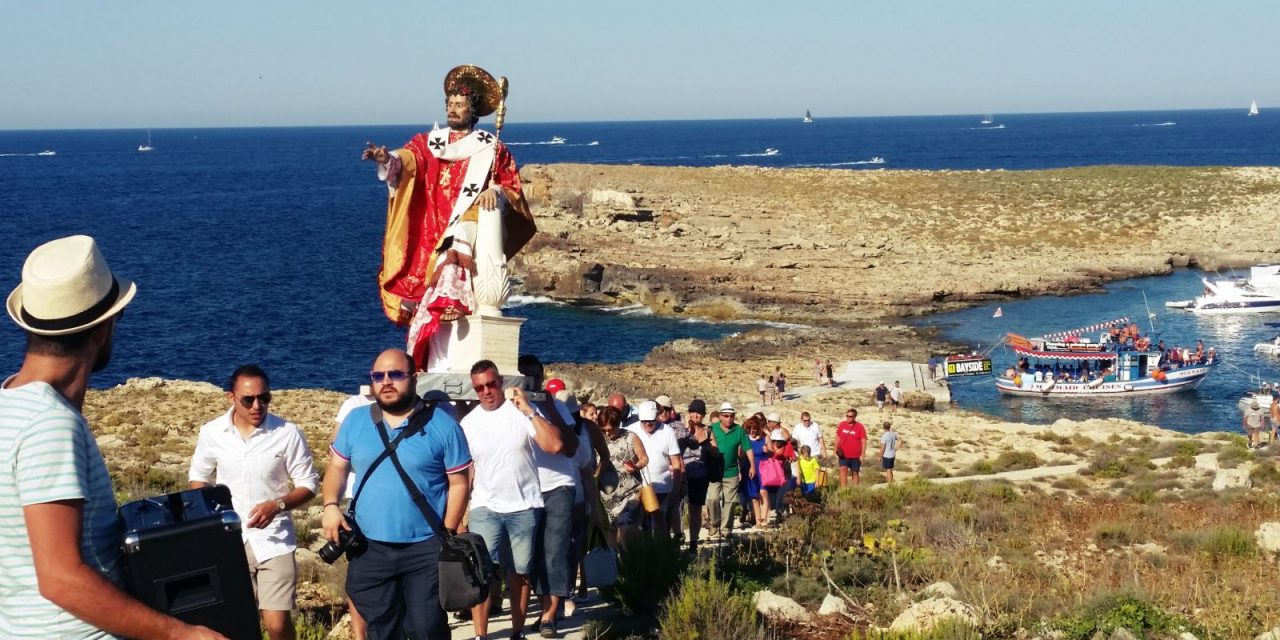 St Publius in procession to St Paul’s Bay Islands